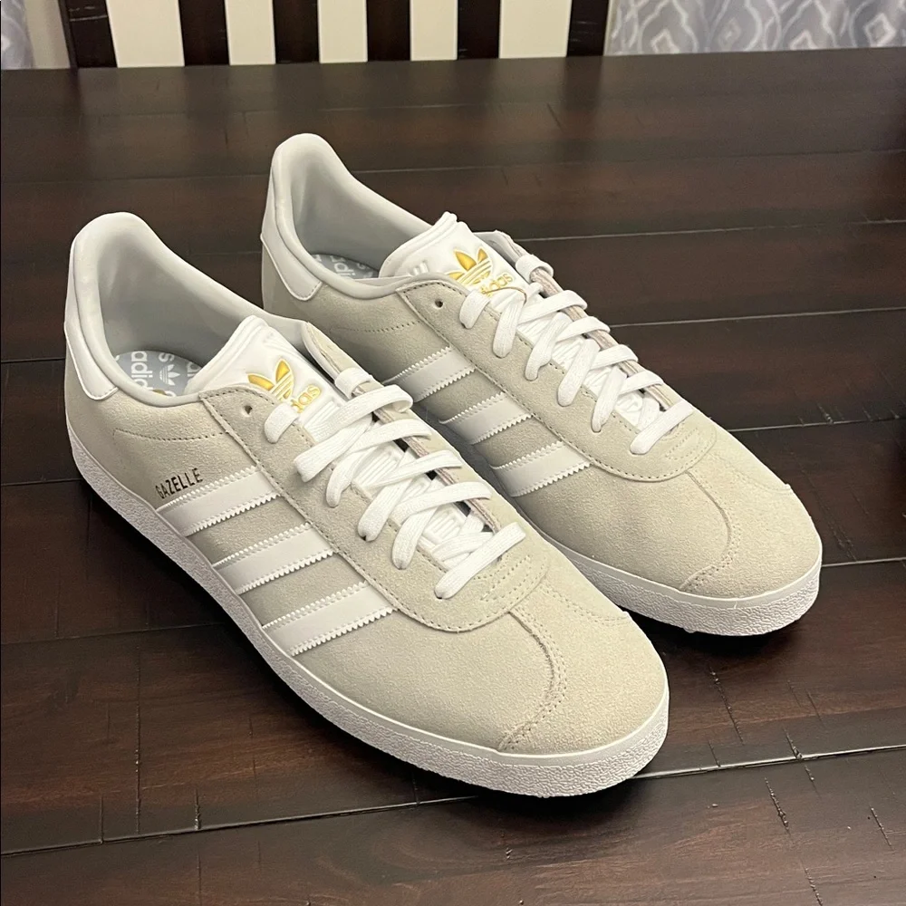 Adidas Gazelle Spikeless Golf Shoes Cleats Sneakers new gray IH2270 Mens Size 11